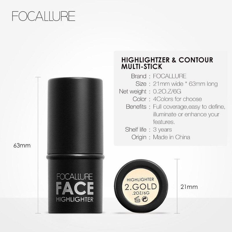 Iluminador Facial em Bastão Focallure - Loja SouMulie